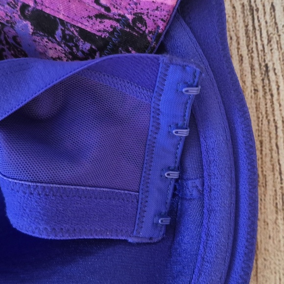 Cacique by Lane Bryant Microfiber Scoop Balconette Bra | Marble Purple | 40J - Picture 8 of 9